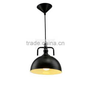 Edison Metal Vintage Lamp Iron Orb Chandelier Rustic Hemp Rope Pendant Light thumbnail-1
