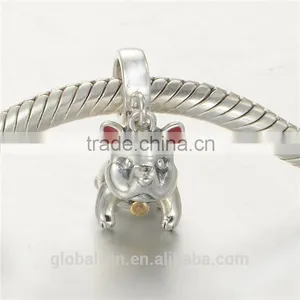 Dog Metal Charms European Charm Bracelet Necklace 100% Real 925 Sterling Silver S191 Best Gifts For You Or Friends thumbnail-3