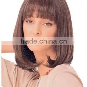 Unique Hair Style Wigs With Hair Bangs - Elegant Lady Wigs thumbnail-1