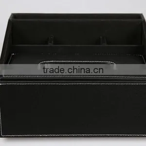 High Quality Originality Black PU Storage Box/tissue Boxes thumbnail-2