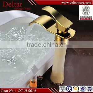 2014 New Design Waterfall Faucet for Basin,Aureate Faucet,golden Faucet thumbnail-1