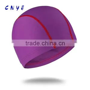 CNYE Fashion Swimming Caps for Men Nylon Pure Color Caps Breathable and Comfortable OEM/ODM Wholesale Cheap Price thumbnail-2