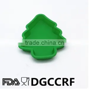 Christmas Tree Shape Baking Tool Silicone Bake Cake Mold thumbnail-1