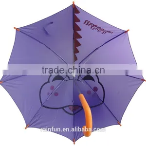 Hippo Safety Cartoon Umbrella Children Umbrella thumbnail-3