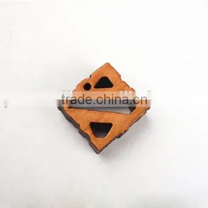 Dota 2 Blizzard Custom Keychain Key Rings Wood Carving Keychain thumbnail-4