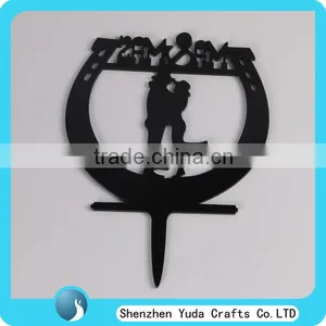 Factory Black Mr&Mrs Silhouette Wedding Cake Topper thumbnail-6