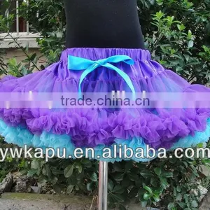 High Quality Chiffon Skirt Baby Girl Summer Pattern Fluffy Tutu Chiffon Pettiskirt Children Clothing Cutting Dress thumbnail-2