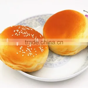 PU Wholesale Artificial Fake Sesame Bread Model With Cream Scent Bakery Window Shopping thumbnail-1