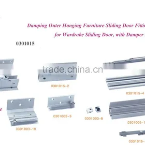 Outer Hanging Soft Closing Wardrobe Sliding Door System thumbnail-1