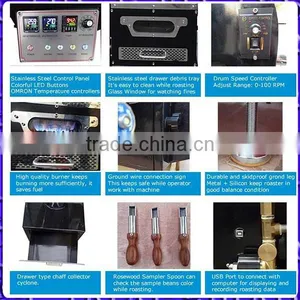 Professional Roaster Factory Sell Home Coffee Bean Roasting Machines With Cleaning Function thumbnail-6