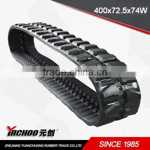 Replacement Rubber Clawler Tracks for Excavator Mini-excavator, Bulldozer, Dumper, Crawler Loader, Crawler Crane, Crawler Carrie thumbnail-1