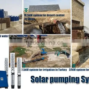 SOlar Water Pumping System for Irrigaion, DC/AC Solar Pump Inverter With Wide MPPT Range thumbnail-1