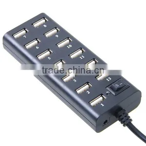 Hot Sales 13 Ports USB Hub 2.0 Power Adapter thumbnail-1