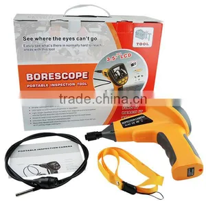 3.5" LCD Video Inspection 5.5mm Camera Handheld Industrial Endoscope 1M Cable Pipe Borescope 6 LED Snakescope thumbnail-2