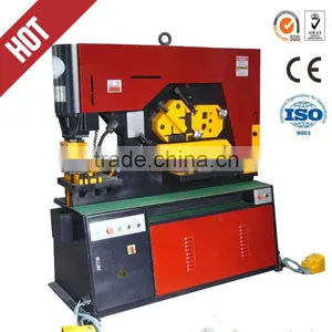 Hydraulic Ironworker for Angle Bending /press Brake/flat-bar Shear/angle Miter Shear/Q35Y Multi-functuion Hydraulic Ironworker thumbnail-1