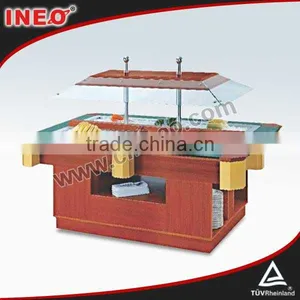 Good Look Buffet Salad Refrigerated Wooden Showcase/Open Showcase/Cold Showcase thumbnail-1