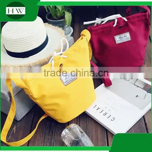 Promotional Eco Friendly Custom Fashion Vintage Women Canvas Messenger Bag thumbnail-5