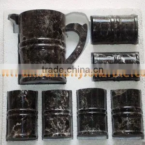 UNIQUE MARBLE WATER SETS AND GLASSES thumbnail-4