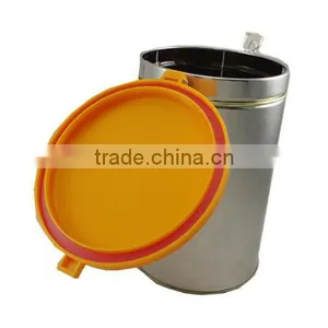 Round Airtight Coffee Tin Box thumbnail-2