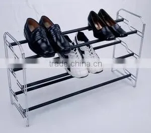 Metal Wire Shoes Rack and 3 Tiers Metal Shoe Rack thumbnail-1