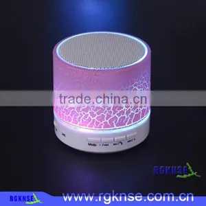 RGKNSE High Quality LED Speaker 300mAh Wireless Bluetooth Speaker With LED Light Brass Mini Speaker thumbnail-1
