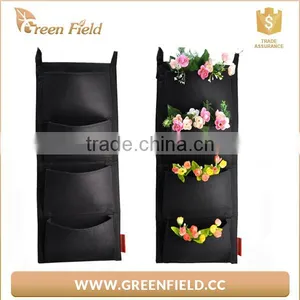 Green Field Vertical Garden Wool Felt Fabric Plant Bag thumbnail-3