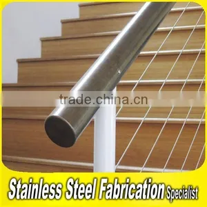 Fabrication Project 304 Stainless Steel Balcony Tension Wire Railing thumbnail-3