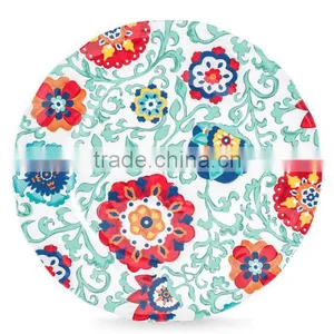 Western Bamboo Fibre Biodegradable Tableware Dishes Plate, Dishwasher Safe Plate for Camping and Party thumbnail-2