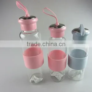 Glass Bottle With Silicone Heat Proof thumbnail-1
