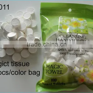 Non-woven Fabric Disposable Compressed Magic Tissue thumbnail-1
