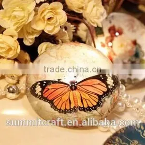 Butterfly Clear Crystal Dome Glass Paperweight Door Gift Wedding thumbnail-1