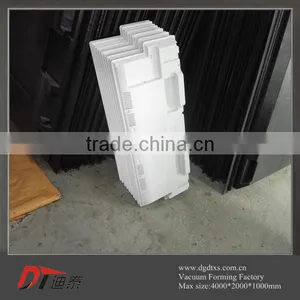 OEM Vacuum Forming Thick White ABS Plastic TV Back Shell thumbnail-5