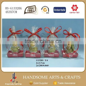 Christmas Gift Sitting Snowman Christmas Snowman Statue thumbnail-1