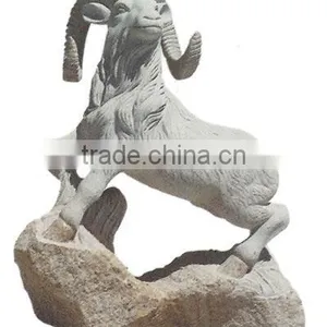 Stone Goat Statue thumbnail-1