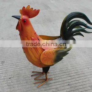 Metal Rooster Outdoor Garden Decor thumbnail-1