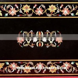 Marble Inlay Table Top Micro Mosaic Inlay Dining Table Top thumbnail-1