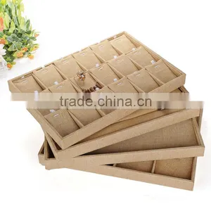 2015 China Supplier Wholesale Custom Linen Wooden Jewelry Packing Box thumbnail-3