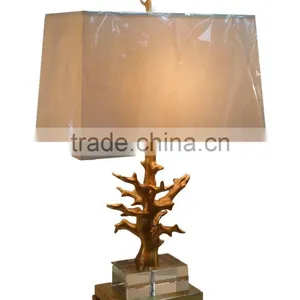 BISINI Antique Bronze Tree Table Lamp thumbnail-1
