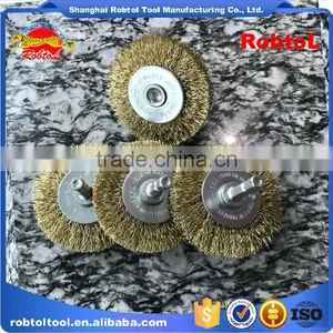 75MM Steel Wire Cup Brush Wheel Twist Knot Crimped Bowl Disc Abrasive M10 Round Grinding Cheaning Brush thumbnail-6