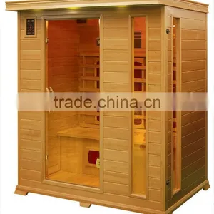 Red Cedar Far Infrared Solid Wooden Sauan Room ,customized Indoor Sauan Room thumbnail-3