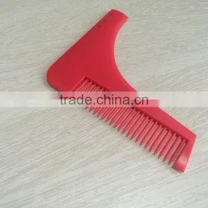 2016 Amazon Best Selling Colorful Beard Trimmer Template Beard Comb thumbnail-3