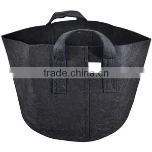 7 Gallon Black Breathable Felt Fabric Grow Bags thumbnail-1
