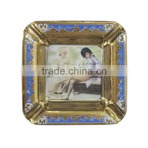 2014 Hot Selling Decaled Porcelain Dishes With Nice Flower , Ceramic Plate thumbnail-1