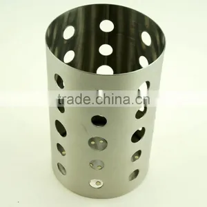 42126 Stainless Steel Chopstick Tube/ Kitchen Utensil Holder / Chopsticks Holder thumbnail-2