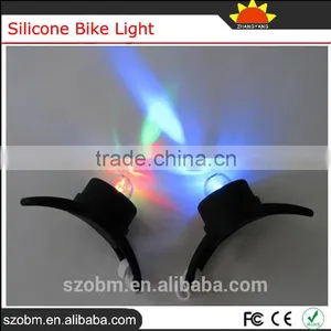 Multi-Color Bicycle Headlight Silicone Bike Light For Safety Travel thumbnail-1