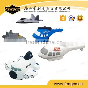 Promotional Mini Customized PU Foam Stress Airplane Toy For Adult And Children thumbnail-1