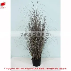 China Artificial Onion Grass Real Looking Autumn Grass Artificial Potted Plants for Decoration thumbnail-1