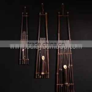 Nature Black Bamboo Poles Ladders With Flowers for Home And Garden Decoration thumbnail-4