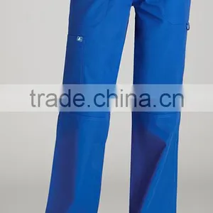 Medical Women's Split Knee Drawstring Solid Scrub Pant thumbnail-2