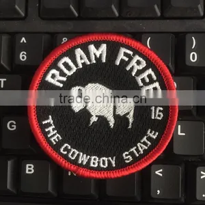 2017 Custom Wholesale Durable High Quality Embroidery Patch Badges thumbnail-5